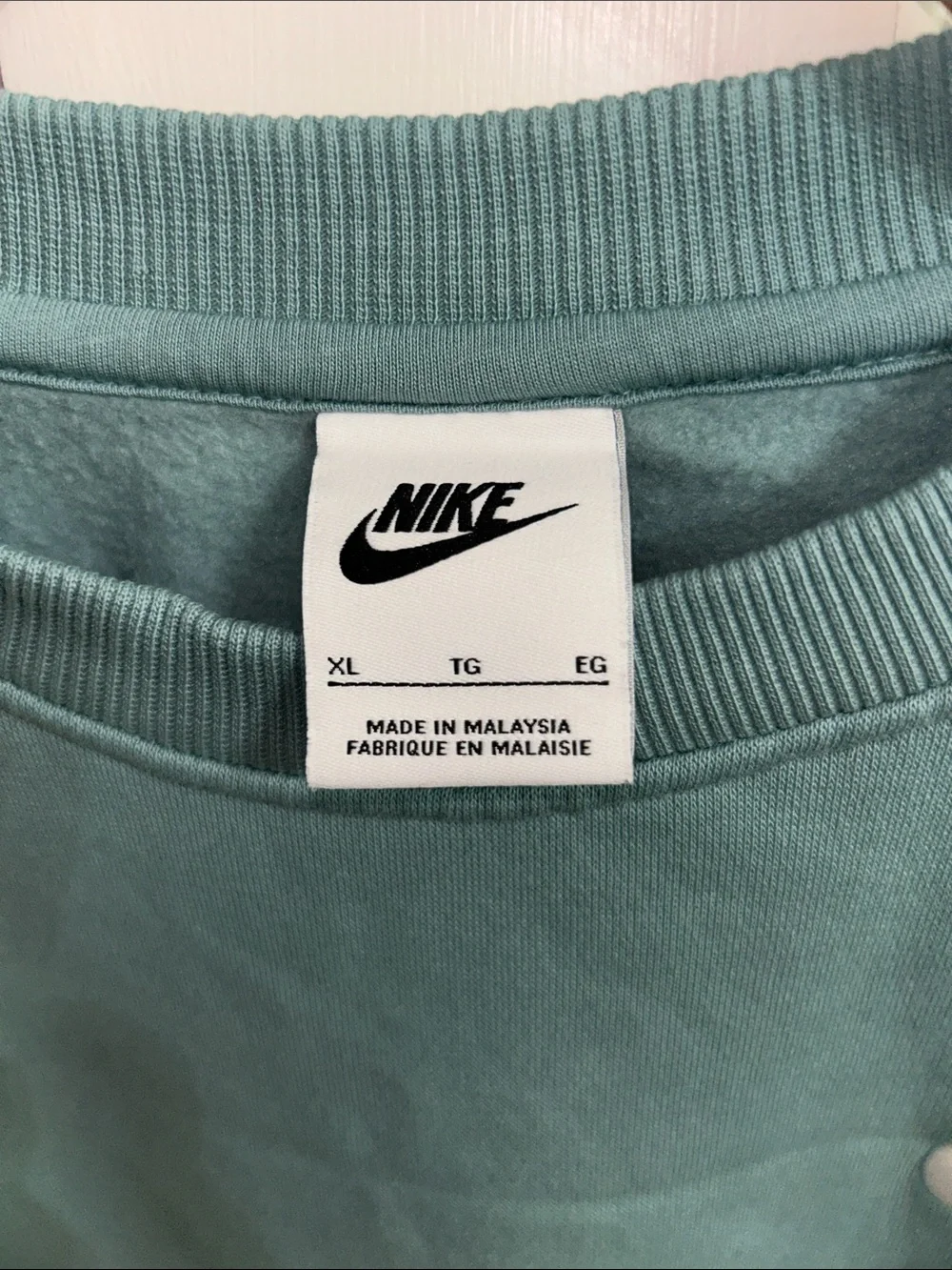 Nike Teal Green Crewneck Oversized Youth Sweatshirt XL